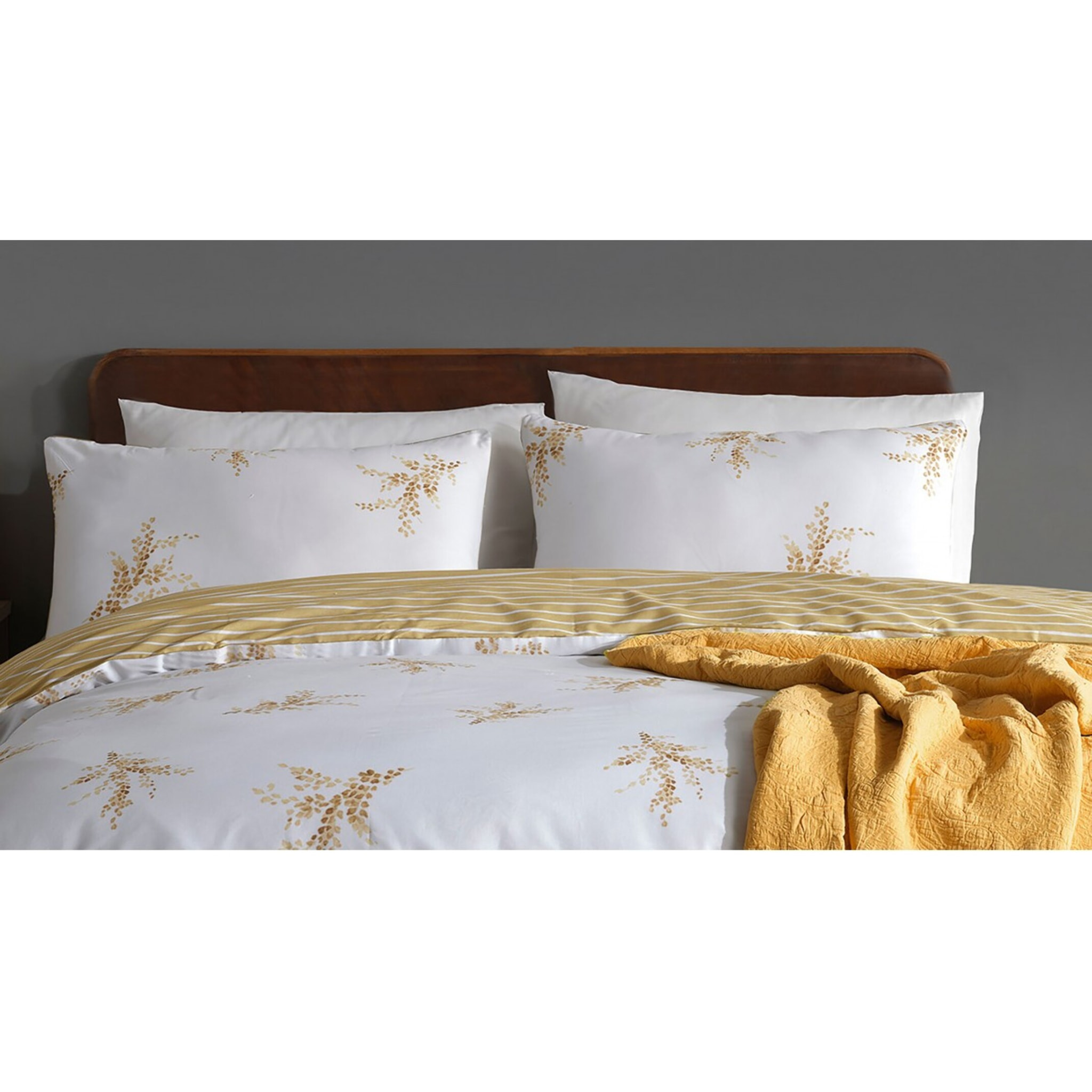 Parure housse de couette et taie(s) d'oreiller coton imprimé