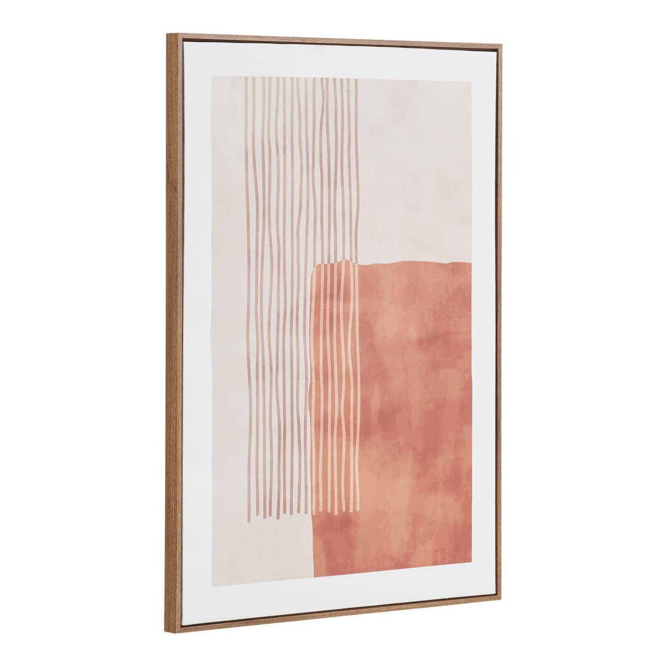 Stampa su tela Mina No.1 — beige e terracotta 50x70 cm