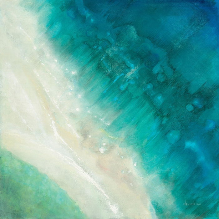 Tableau deco Plage bleue Tableau plexiglas