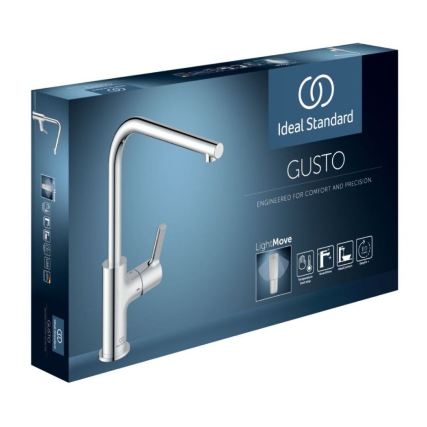 Robinet de cuisine Gusto gris orage