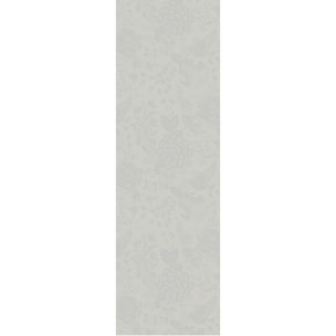 Chemin de table métis lin & coton anti tache motif jacquard Mille giverny opale