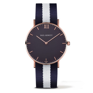 Reloj Paul Hewitt PH-SA-R-ST-B-NW-20 Unisex Analogico Cuarzo con Correa de Nylon