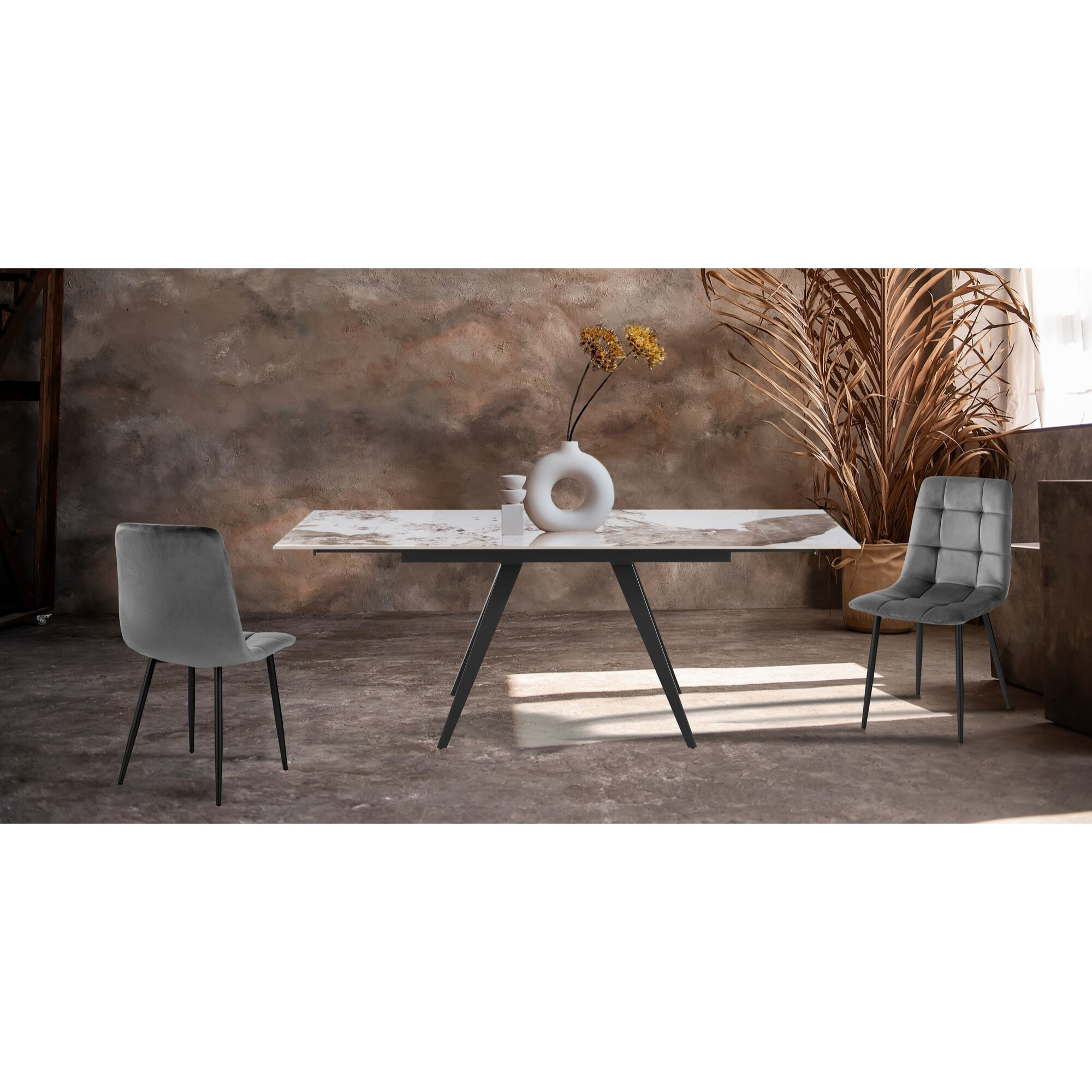 Tomasucci Table extensible EKA ONICE MARBRE
