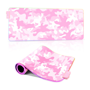 Tappetino per mouse da gioco Onikuma con luci LED RGB. Dimensioni 79x30 cm.