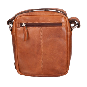 Borsa a tracolla unisex In Vera pelle Made in India 18x19x10 cm