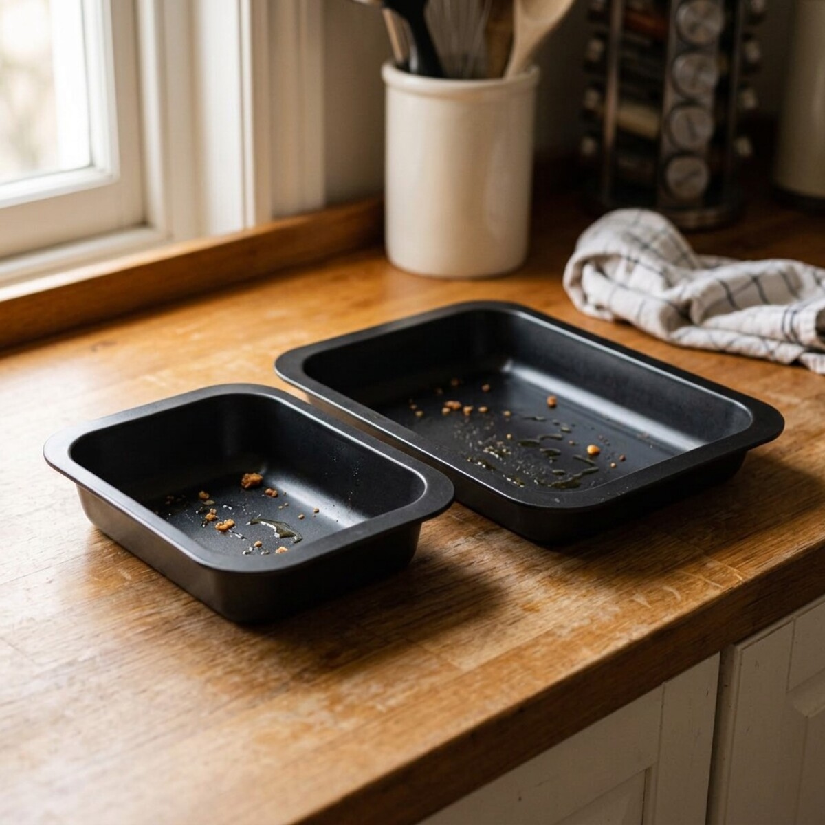 Lot de 2 plats à four rectangulaires 33 x 25 cm et 24 x 18 cm  Zenker Special Cooking