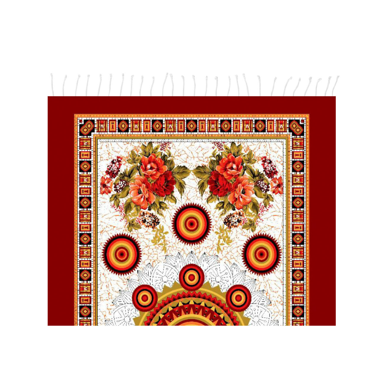 Telo Mare Fouta Modello Moranda Con Frange