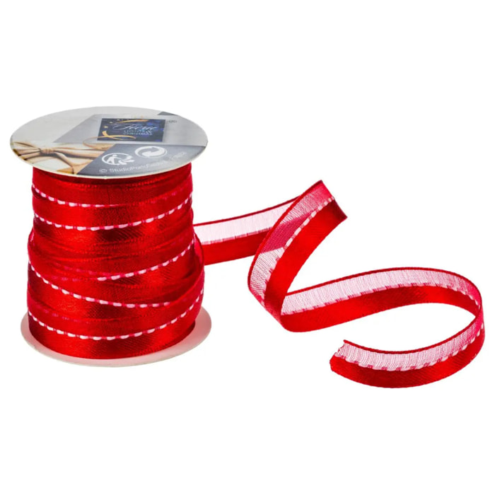 Ruban tissé 10mm l.3 m polyester