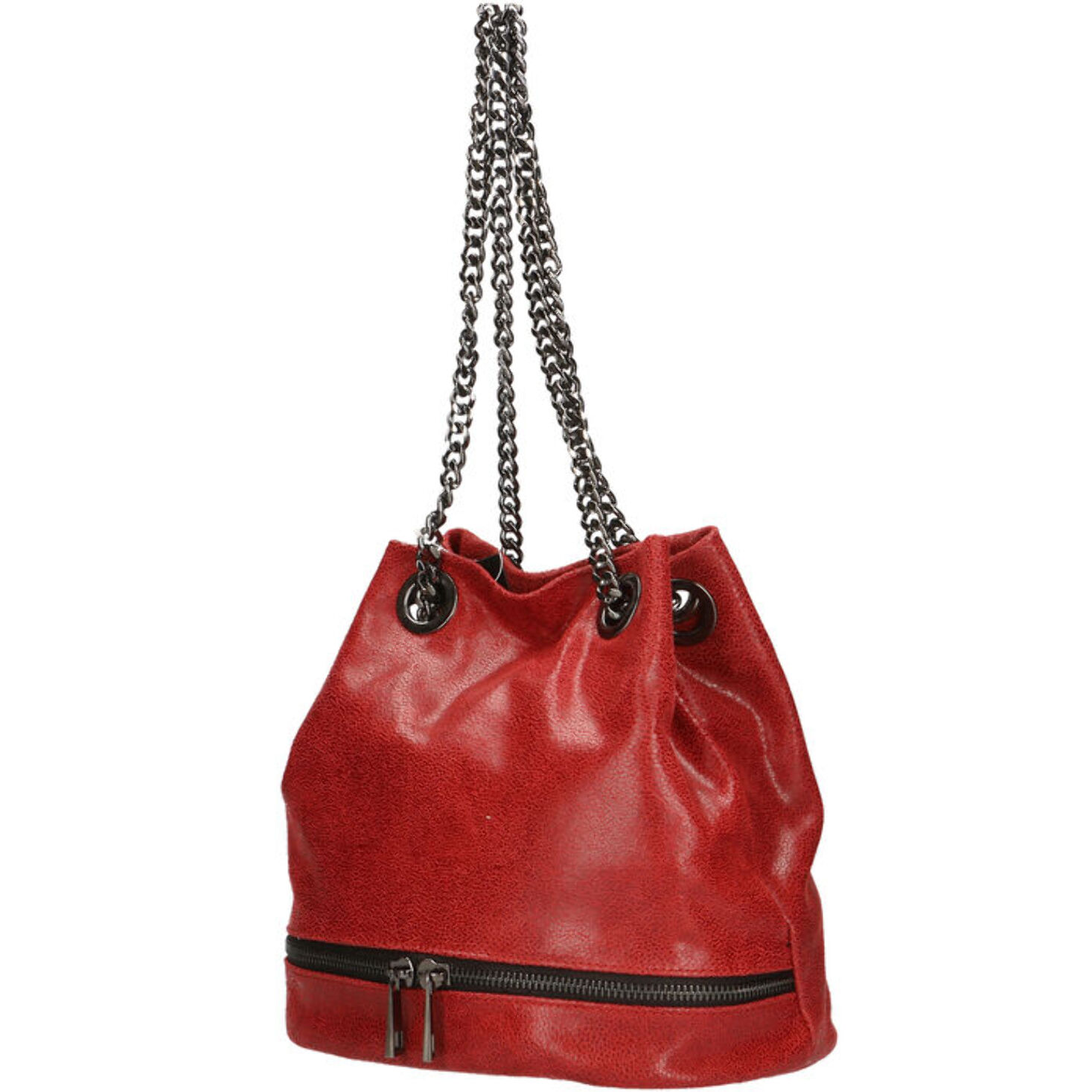 Borsa a secchiello da donna - Modello Sérénité - Vera pelle - 32.0 x 28.0 x 13.0 cm