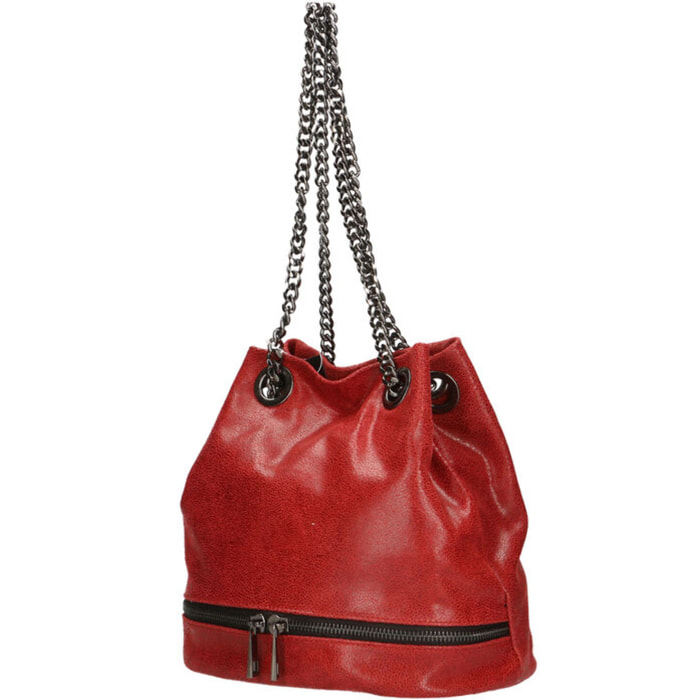 Borsa a secchiello da donna - Modello Sérénité - Vera pelle - 32.0 x 28.0 x 13.0 cm