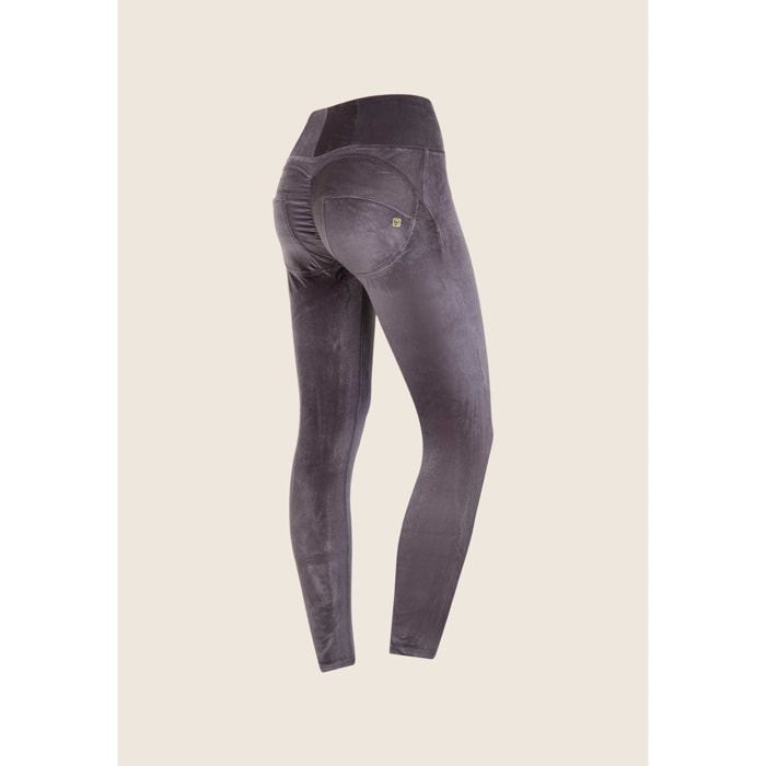 WR.UP® push up superskinny 7/8 vita alta effetto velluto