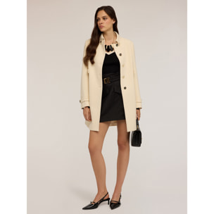 Motivi - Cappotto leggero monopetto - Beige