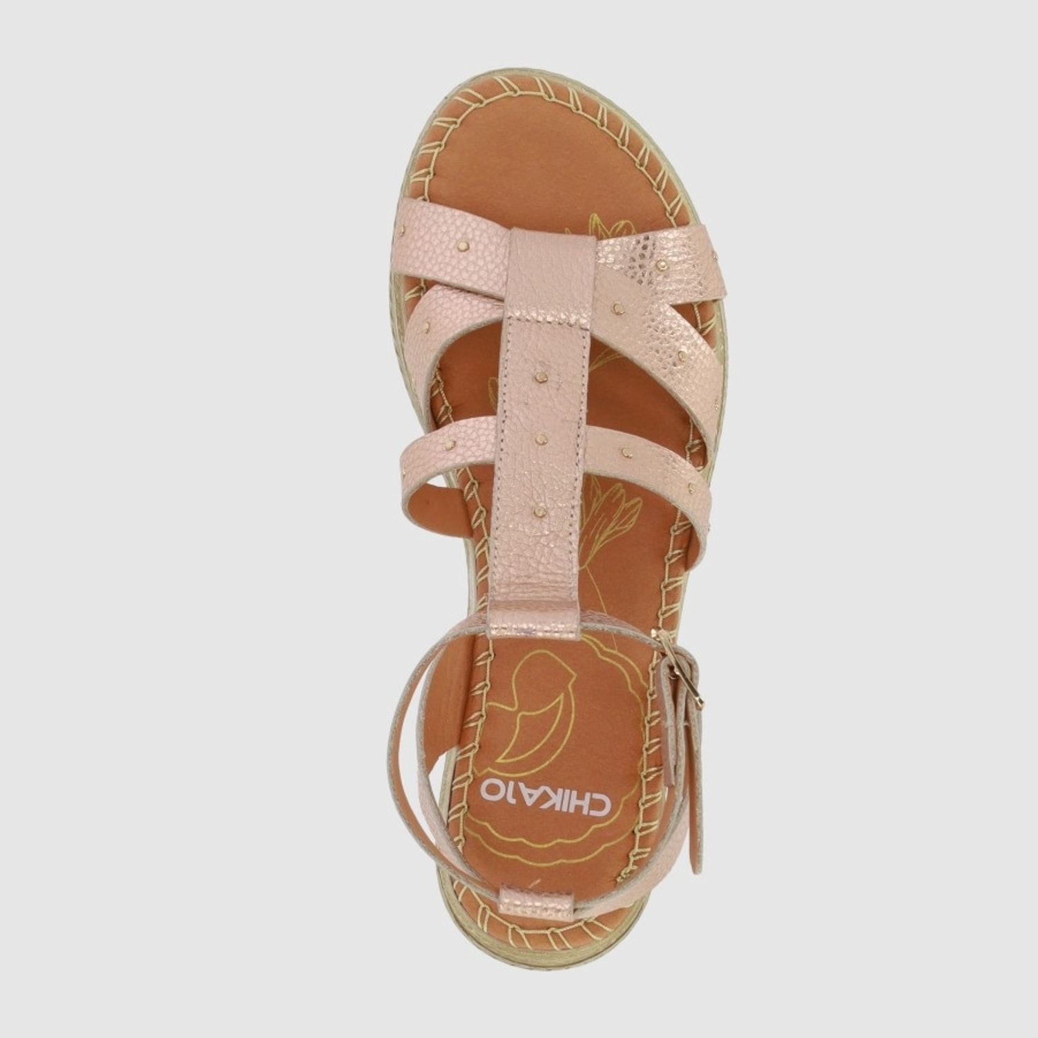 Sandalias de Piel - Rose - Tacón: 5 cm