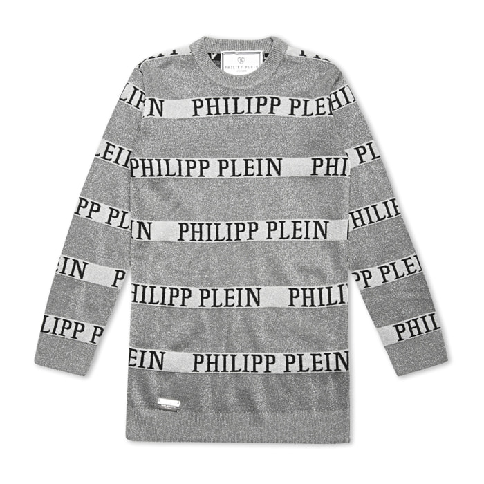 PHILIPP PLEIN Knit Day Dress Skull