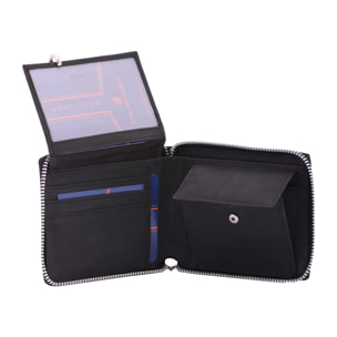 Portafoglio  da uomo In Vera pelle Made in Italy 10x12x3 cm