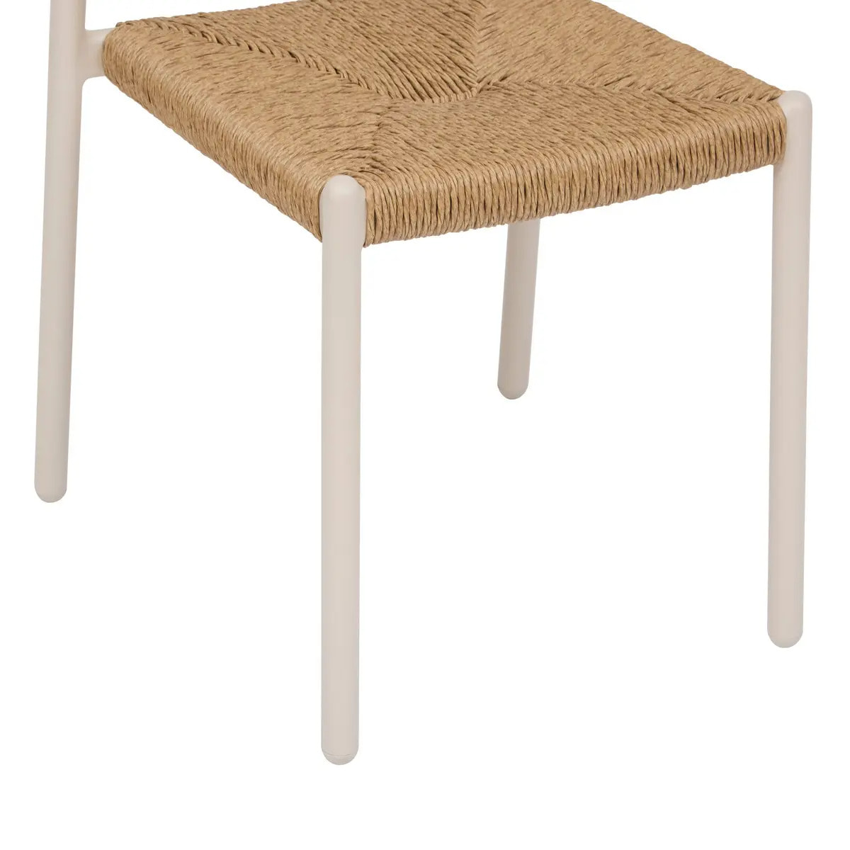 Chaise de jardin Wistty empilable argile