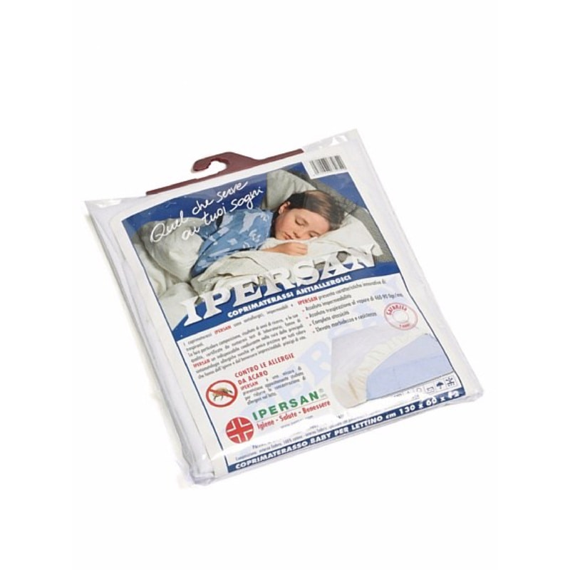 Coprimaterasso Sanitario IPERSAN Cotone/Poliuretano Baby Bianco
