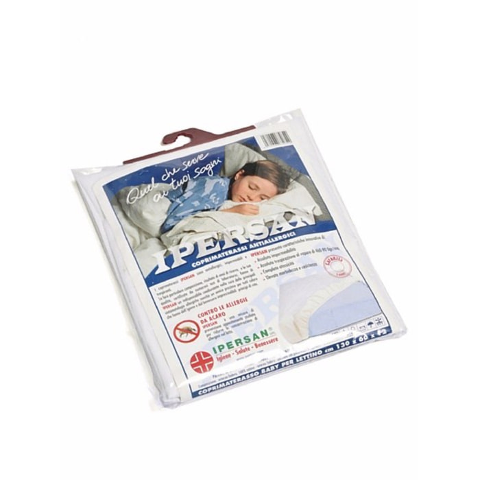 Coprimaterasso Sanitario IPERSAN Cotone/Poliuretano Baby Bianco