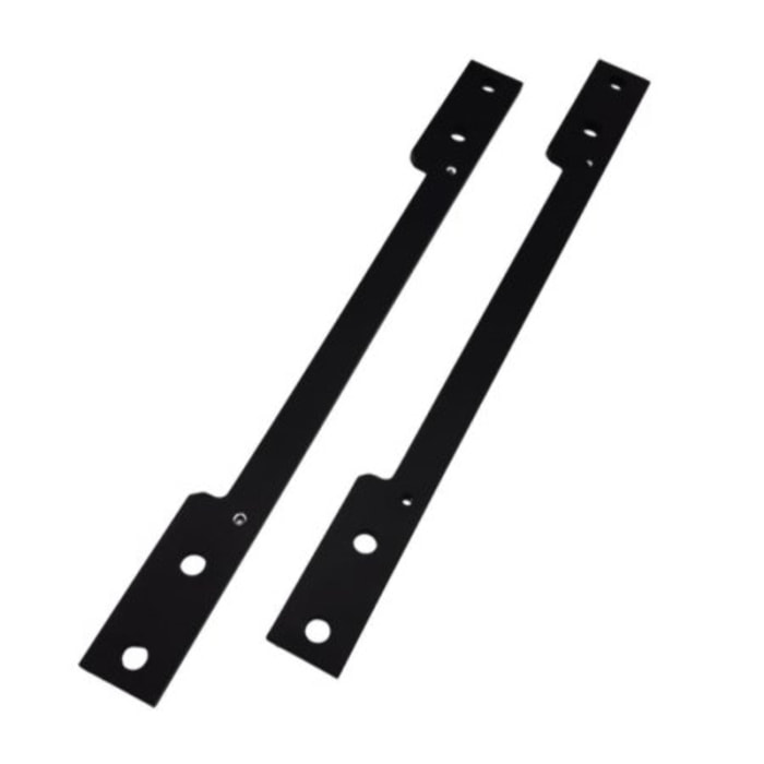 Plaques coulissantes pour ferme portail - Noir - DCAC632----9004