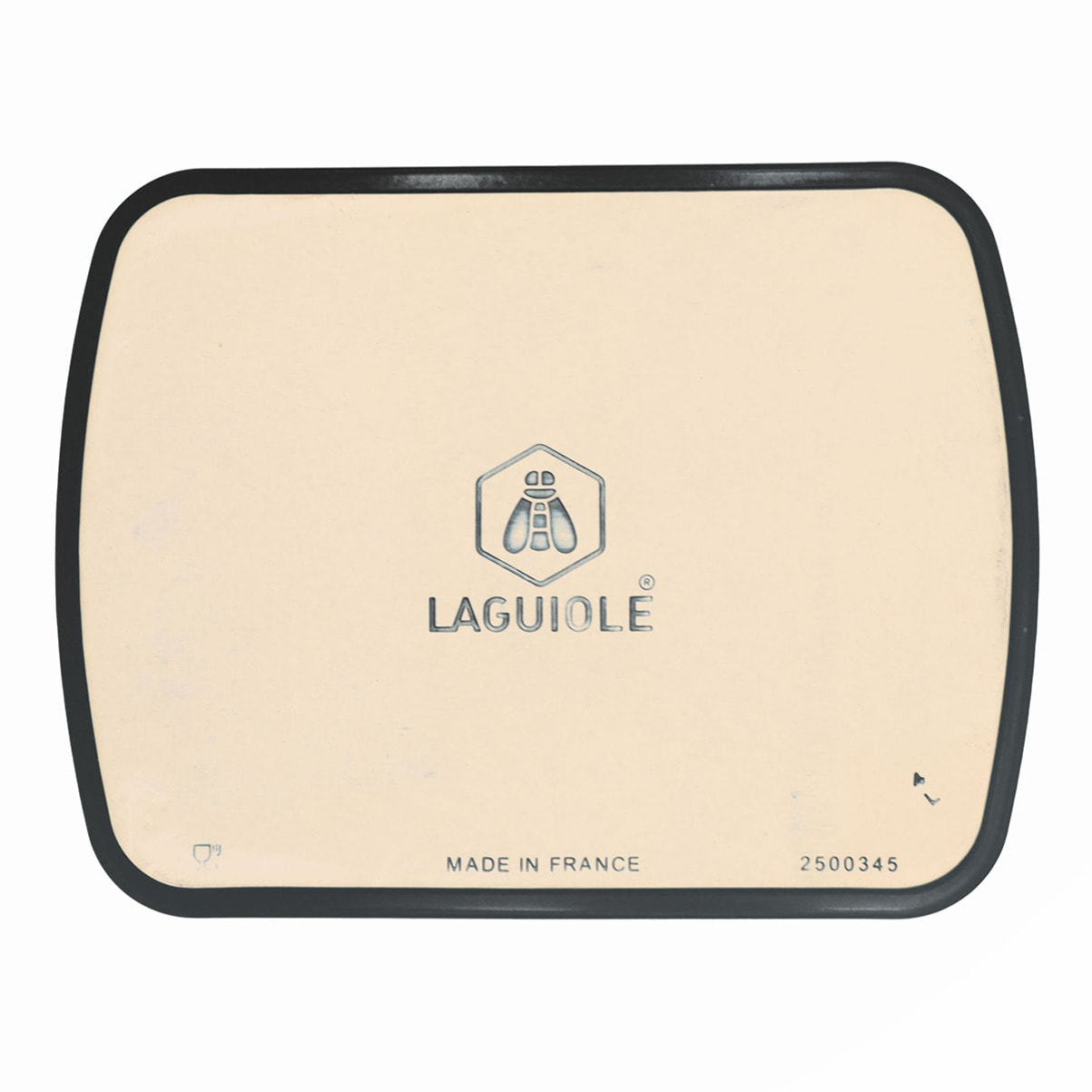 Moule rectangulaire noir en céramique 34cm - "charbon"