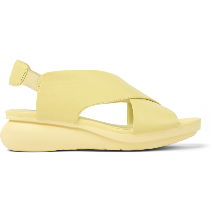 Sandalias - CAMPER Balloon - Amarillo - Cuero liso