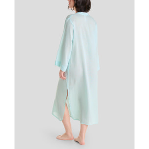Vestido Liso con Abertura
