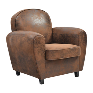 Fauteuil Club Marron