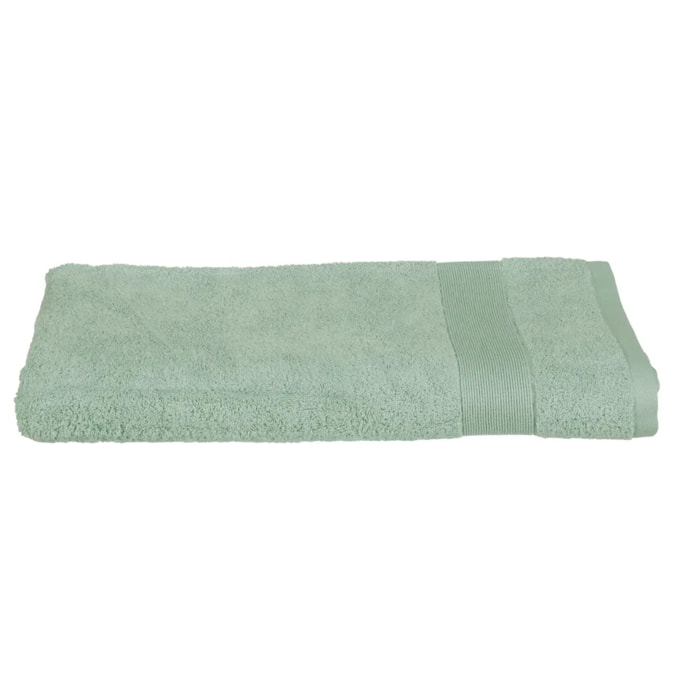 Drap de bain "Essentiel" coton vert 100x150cm