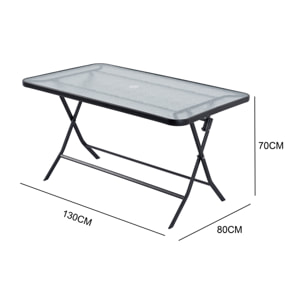 Table de jardin et 4 chaises JUNON