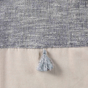 Rideau bohème parement doré ou argenté - Argent