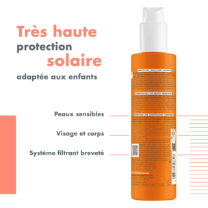 Spray Enfant SPF50+ - Protection Solaire Résistant Eau Sable Sueur 200 ml
