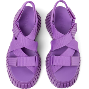 Sandalias - CAMPER BCN - Violeta - Textil técnico (poliéster reciclado)