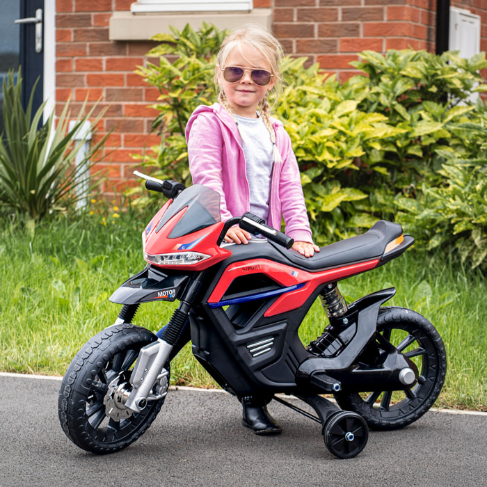 Moto Eléctrica Infantil Batería 6V Rojo