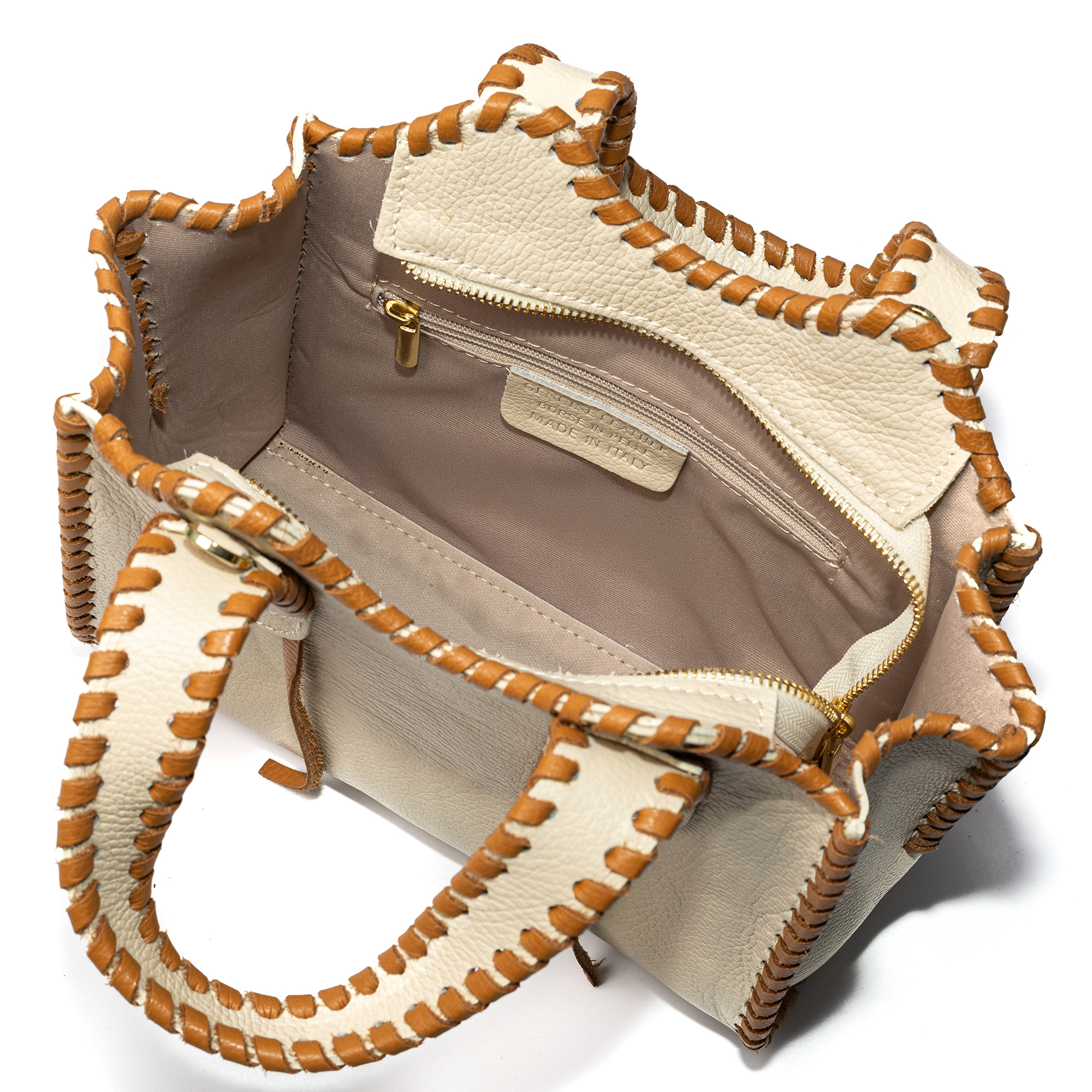 Avio bolso de mano mujer. Piel auténtica Dollaro