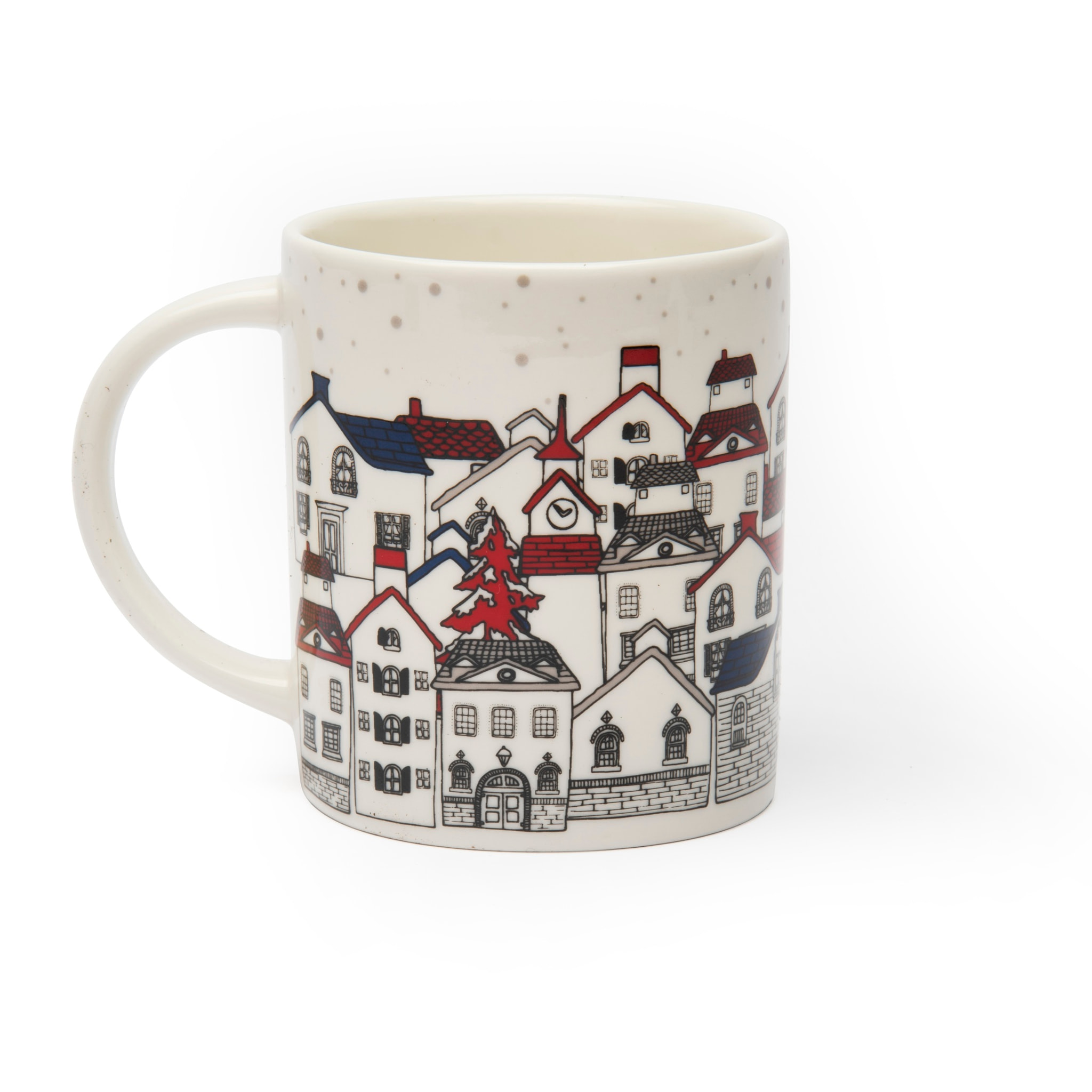Set de 4 mugs Excelsa - Innsbruck, New Bone China Blanche