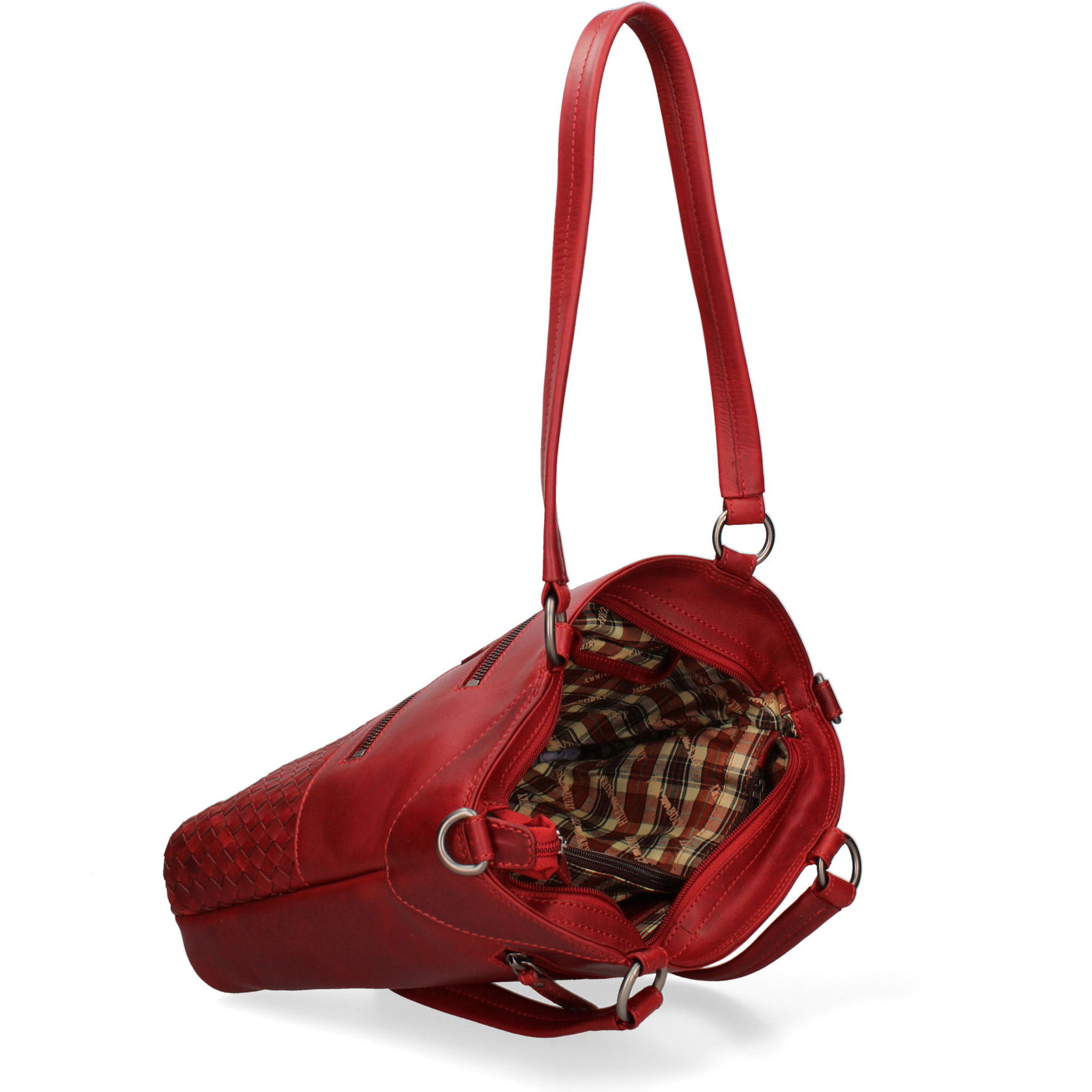 Borsa a spalla  da uomo In Vera pelle Made in Italy 30x30x6 cm