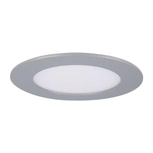 Easy round downlight redondo con luz led en color blanco neutro 4000k Ø 120mm en color gris