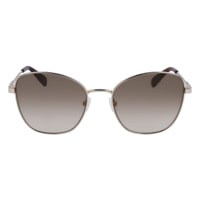 Longchamp - lunettes de soleil - doré - Couleur des verres : marron - indice solaire : cat. 3