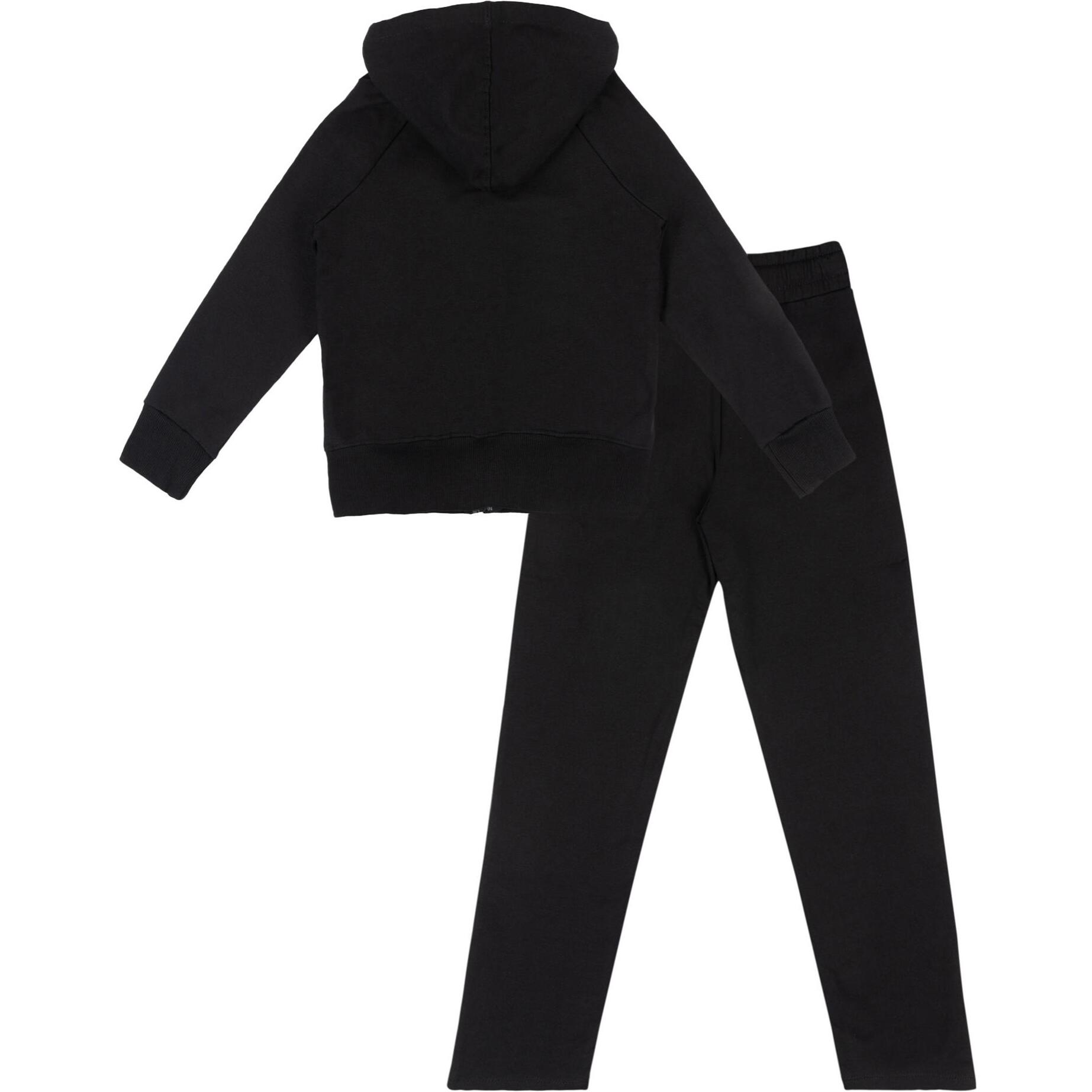 Tuta invernale da bambina con cappuccio e zip 'Relaxed'