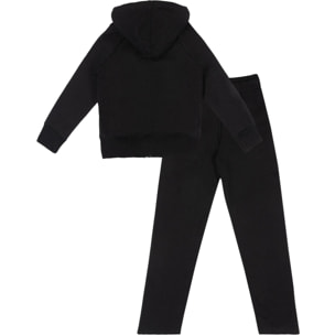 Tuta invernale da bambina con cappuccio e zip 'Relaxed'