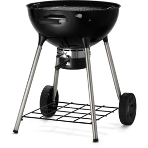 Barbecue charbon NAPOLEON Kettle Premium noir sur pieds 57cm