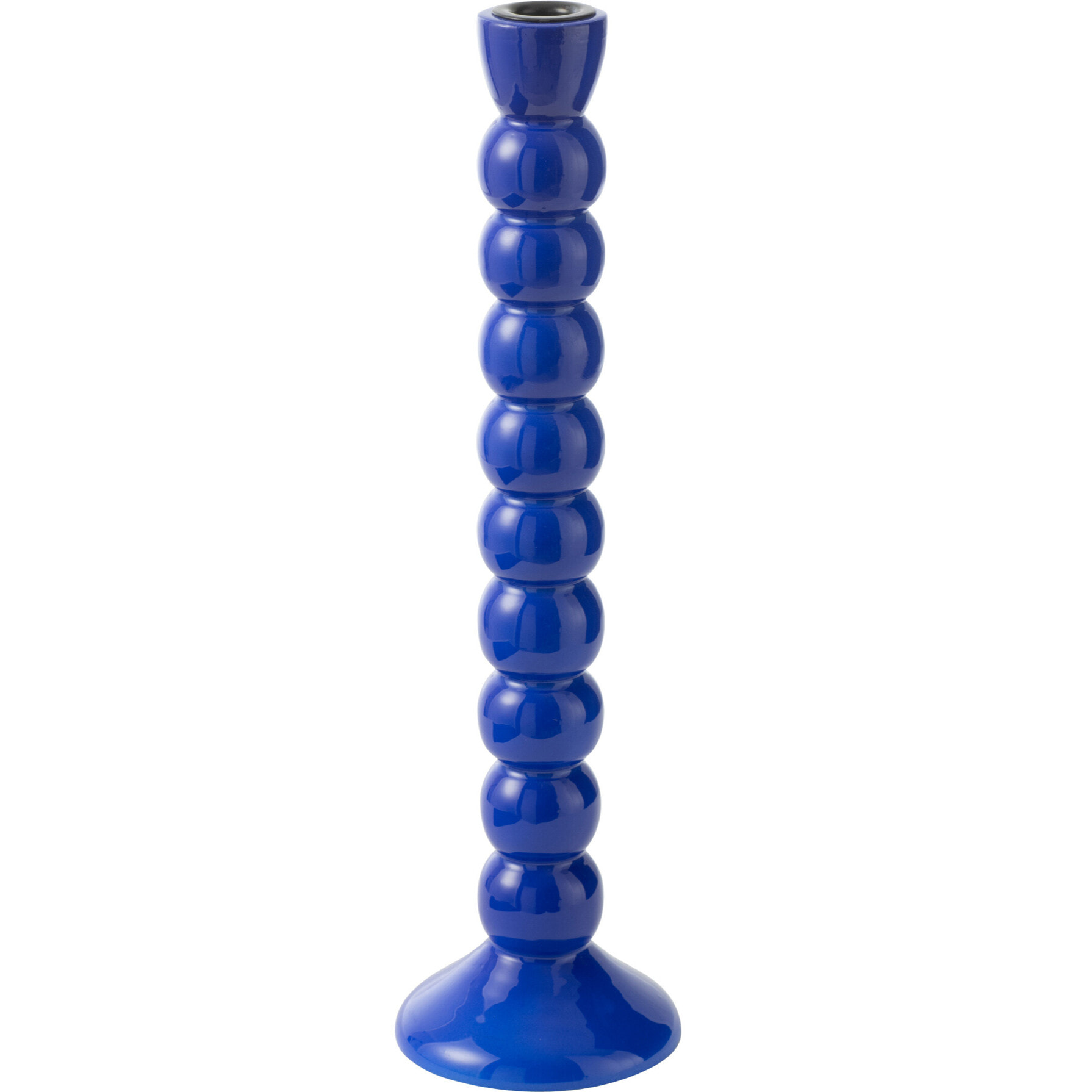 J-Line chandelier - bois de manguier - bleu