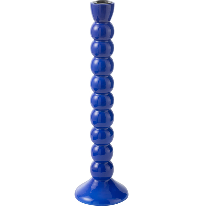 J-Line chandelier - bois de manguier - bleu