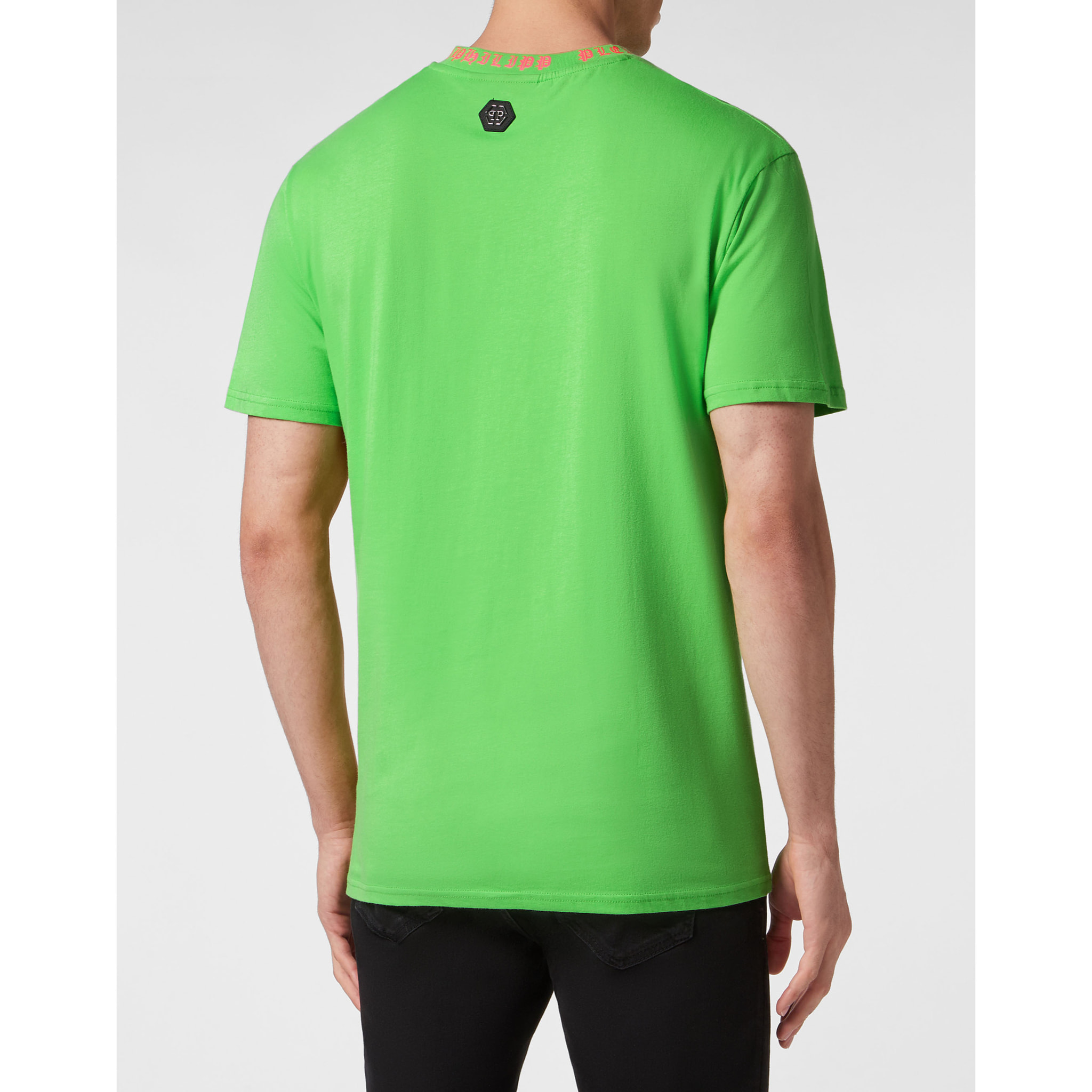 PHILIPP PLEIN T-Shirt Round Neck SKULL&BONES