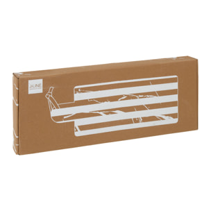 J-Line planche Marbre - pierre - blanc/brun