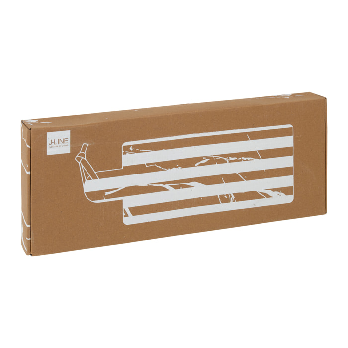 J-Line planche Marbre - pierre - blanc/brun