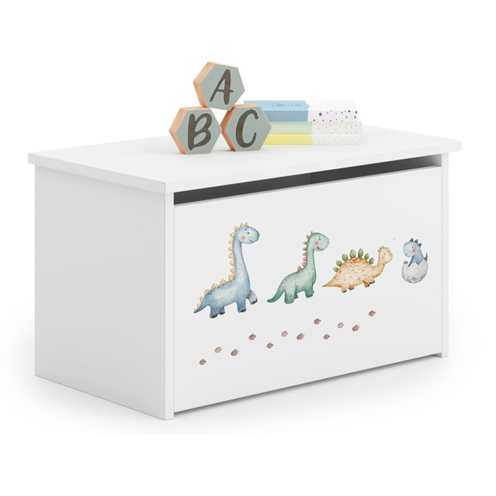 Cesta portagiochi Daria con stampa dinosauri