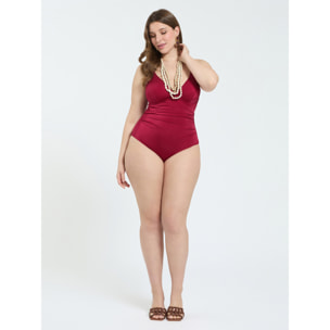 Fiorella Rubino - Traje de baño entero con motivo de anilla - Rojo