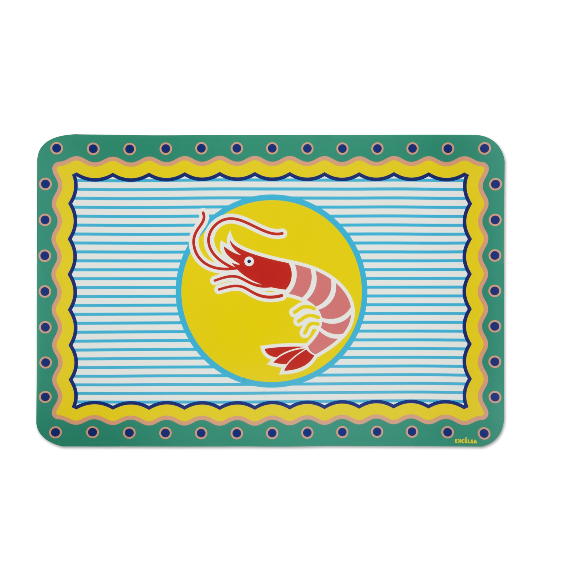 Set de 6 sets de table rectangulaires Excelsa – Corfù, Polypropylène Multicolore