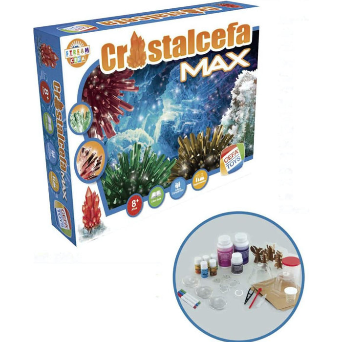 Juguete científico cristalcefa max cefa toys